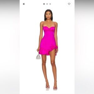 NEW with TAGS! Silvana Dress. Retrofete. Neon Pink. Size Medium.